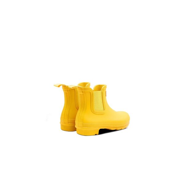Hunter Women's Original Chelsea Boots in Yellow - Picture 8 of 9